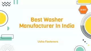 washer manufacturer in India
