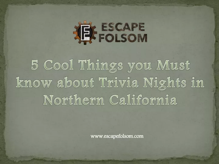 5 cool things you must know about trivia nights
