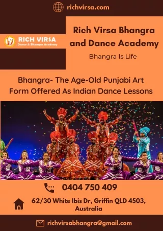 Bhangra- The Age-Old Punjabi Art Form Offered As Indian Dance Lessons