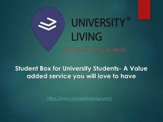 student box for university students a value added
