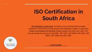 ISO Certification in South Africa-2