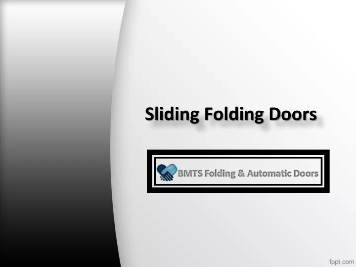 sliding folding doors