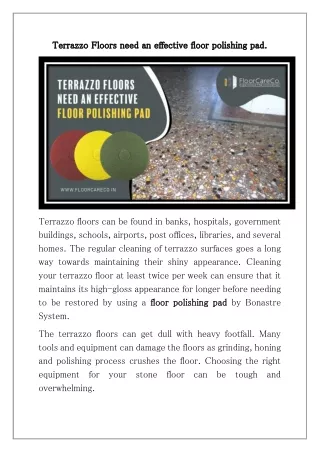 terrazzo floors can be found in banks hospitals
