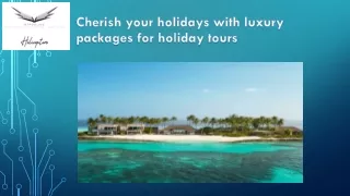Cherish Your Holidays with Luxury Packages For Holiday Tours