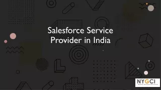 salesforce service provider in india