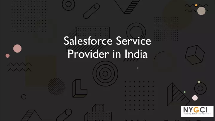 salesforce service provider in india