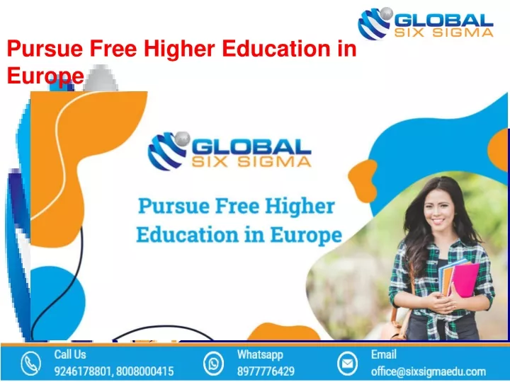 pursue free higher education in europe