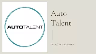 Auto Talent Your Automotive Parts Solutions