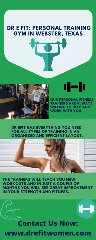 Dr E Fit  Personal Training Gym in Webster, Texas