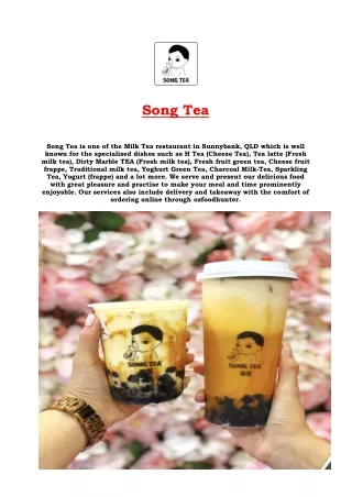 5% Off - Song Tea Delivery & Takeaway Sunnybank, QLD