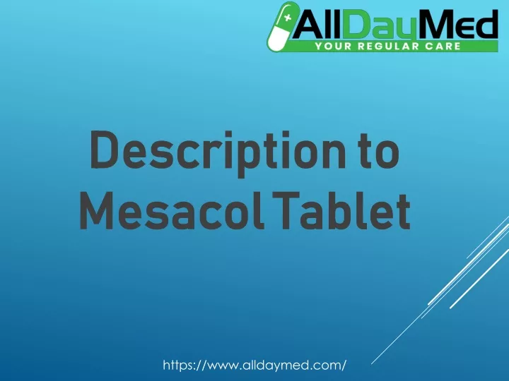 description to mesacol tablet