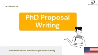 PhD Proposal Writing USA