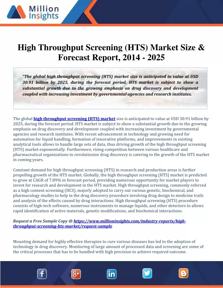 high throughput screening hts market size