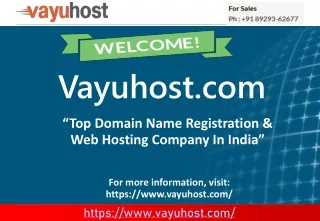 Domain Registration in India