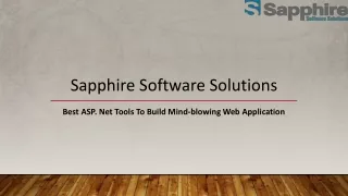 sapphire software solutions