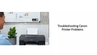 Troubleshooting Canon Printer Problems