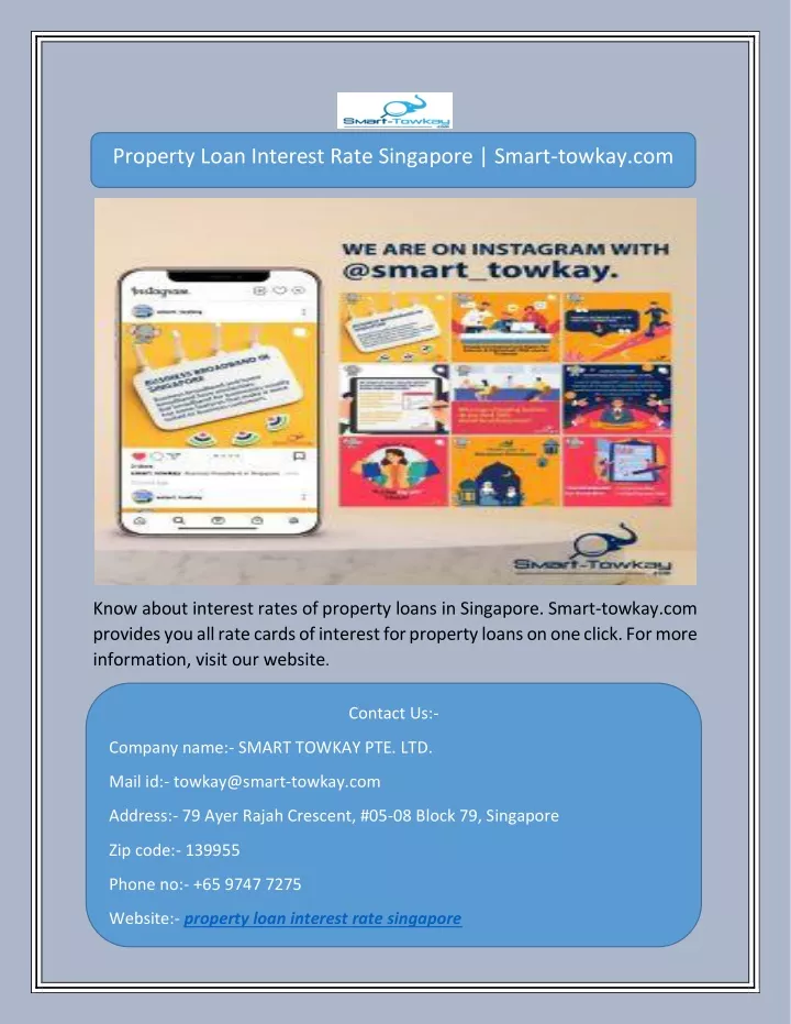 property loan interest rate singapore smart