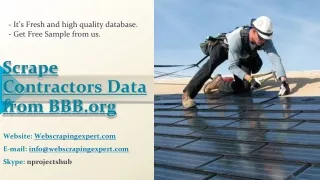 scrape contractors data from bbb org