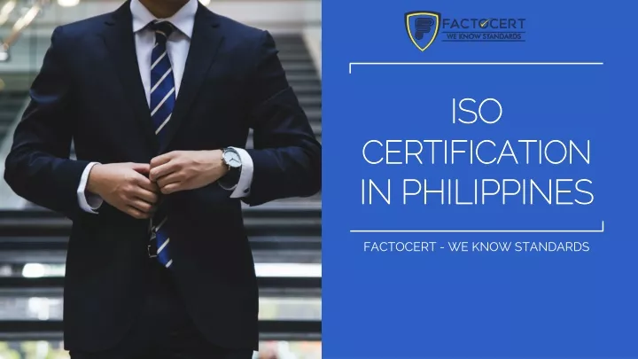 iso certification in philippines