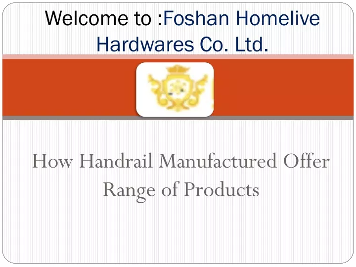 welcome to foshan homelive hardwares co ltd