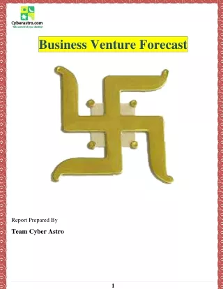 Business Venture Forecast by cyberastro