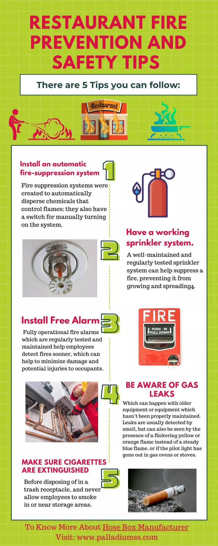 restaurant fire prevention and safety tips