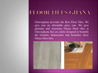Floor Tiles Ghana