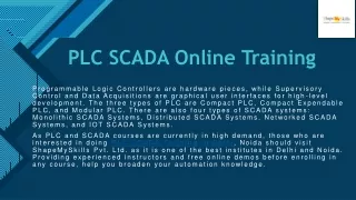 PLC SCADA Online Training