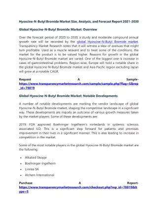 hyoscine n butyl bromide market size analysis