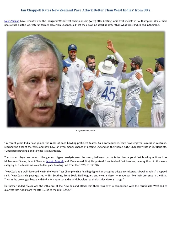 ian chappell rates new zealand pace attack better