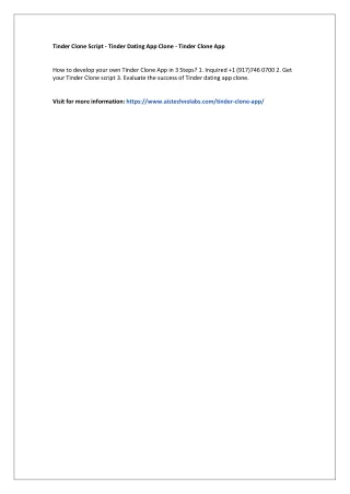 Tinder Clone Script - Tinder Dating App Clone - Tinder Clone App