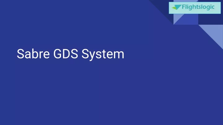 sabre gds system