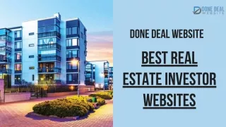Best Real Estate Investor Websites - Done Deal Website
