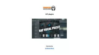 vst plugins published by producersbuzz