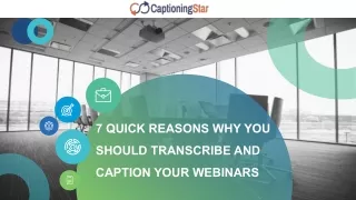 7 quick reasons why you