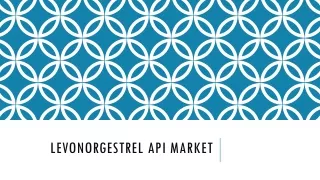 levonorgestrel api market
