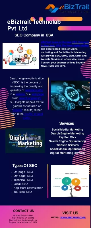 ebiztrait technolab pvt ltd seo company in usa
