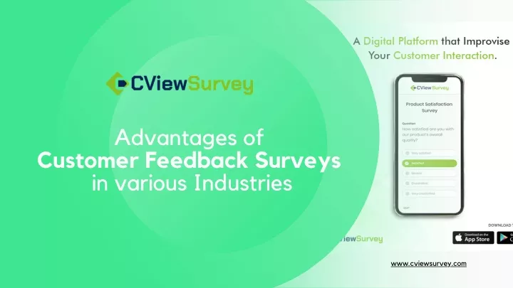 advantages of customer feedback surveys