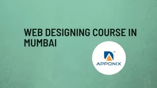 web designing course in mumbai