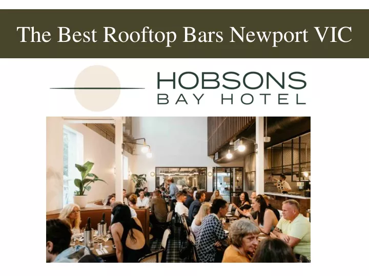 the best rooftop bars newport vic