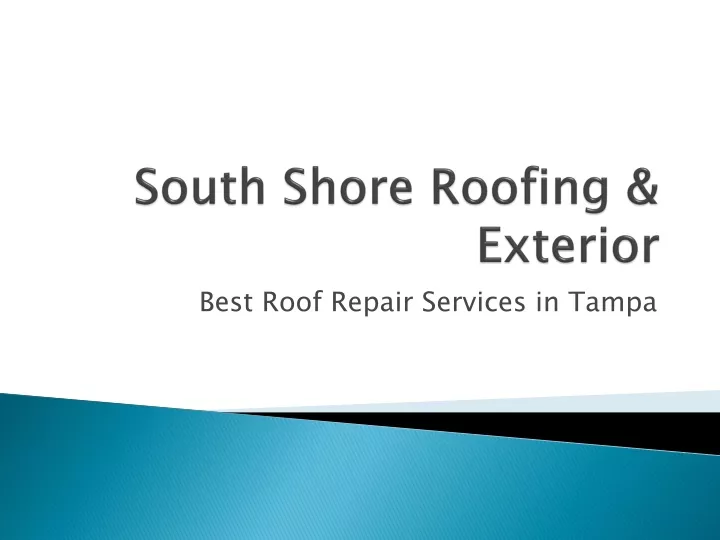 south shore roofing exterior