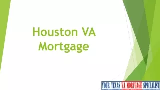 Houston VA Mortgage