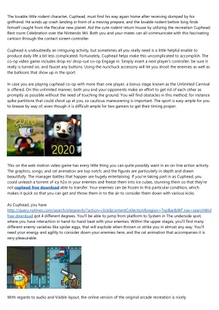 cuphead free download Explained in Instagram Photos