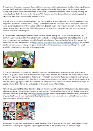 A Trip Back in Time: How People Talked About cuphead free download 20 Years Ago