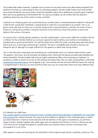 5 Real-Life Lessons About cuphead free download