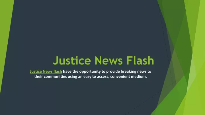 justice news flash