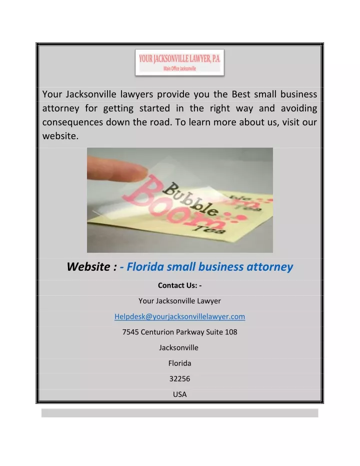your jacksonville lawyers provide you the best
