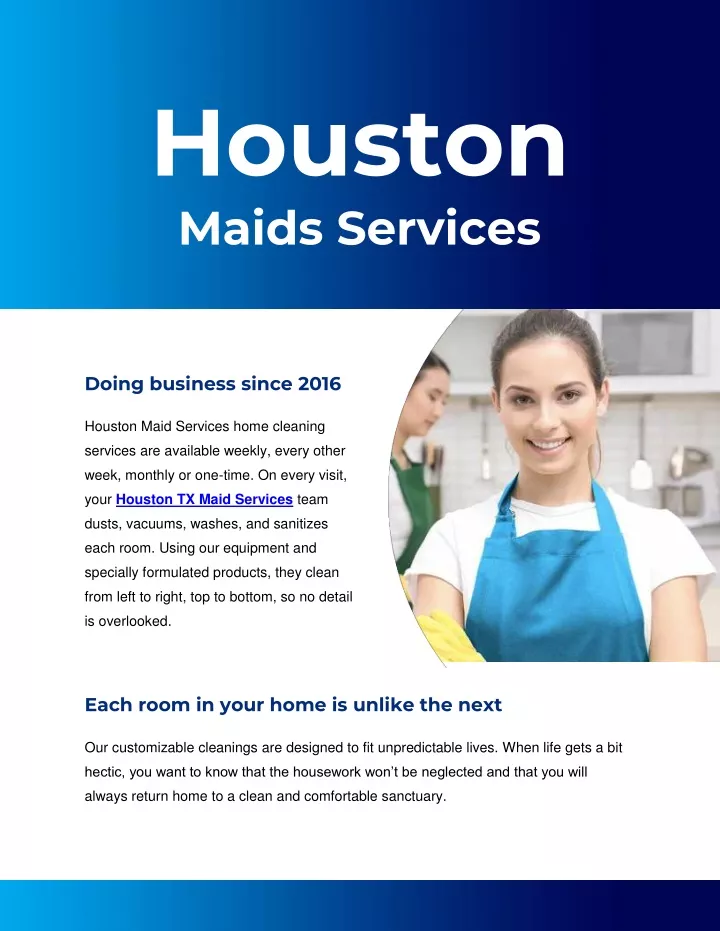 houston maids services