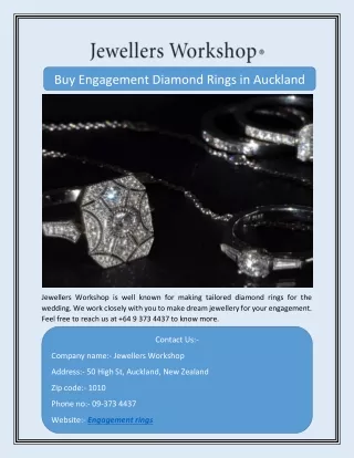 Buy Engagement Diamond Rings in Auckland