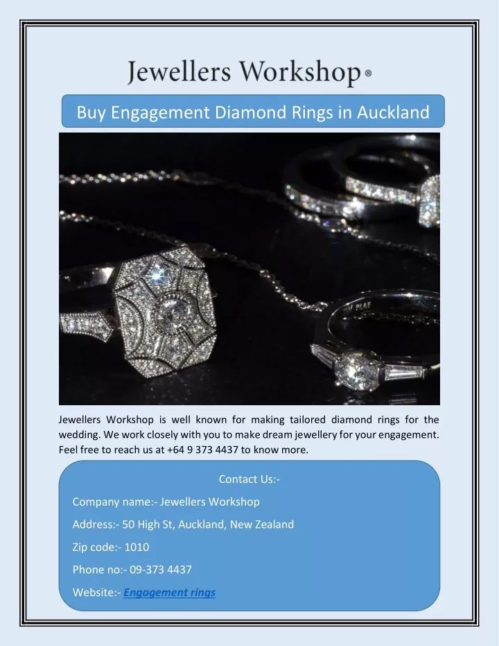 buy engagement diamond rings in auckland